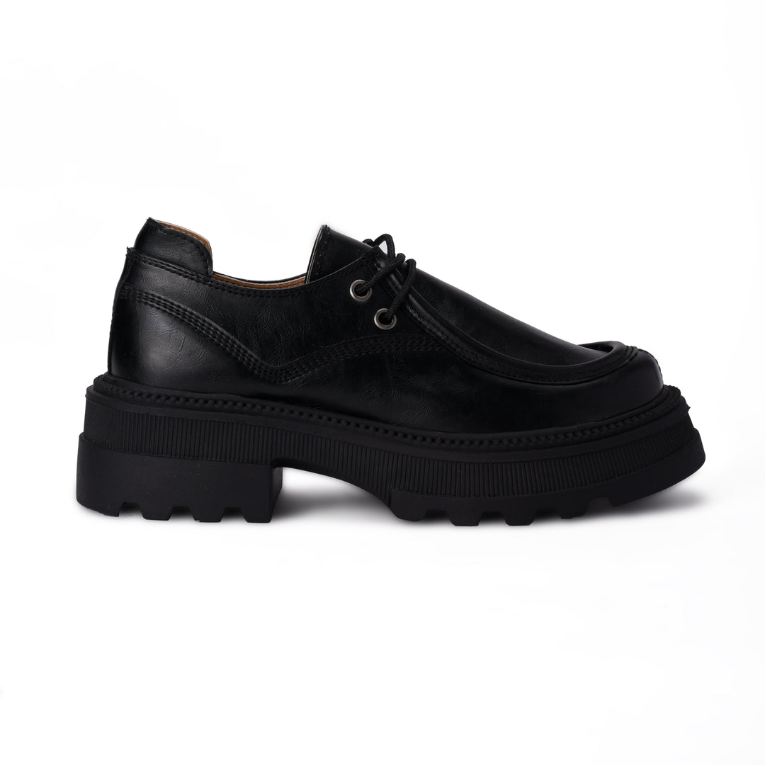 Brava Black Chunky Step Loafer