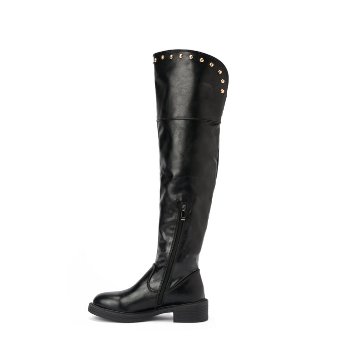 Brava — Studline Over-the-Knee Boot- Black