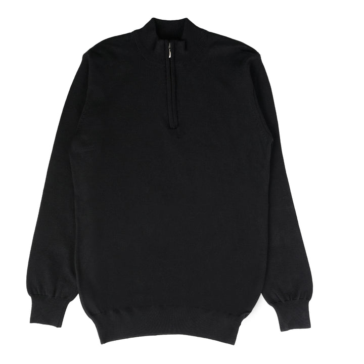 Brava Black Zipped Pullover