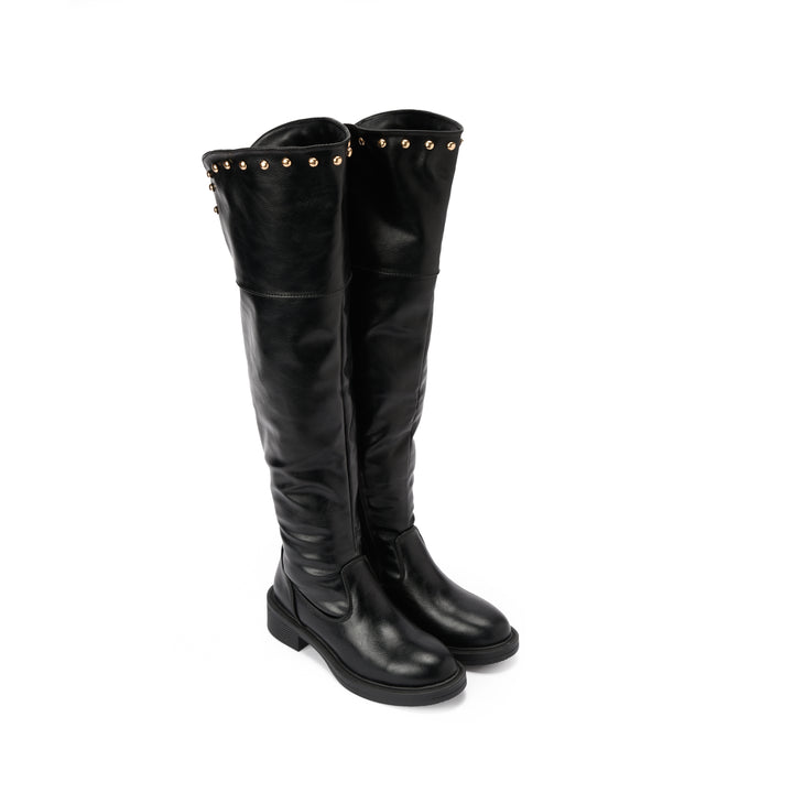 Brava — Studline Over-the-Knee Boot- Black