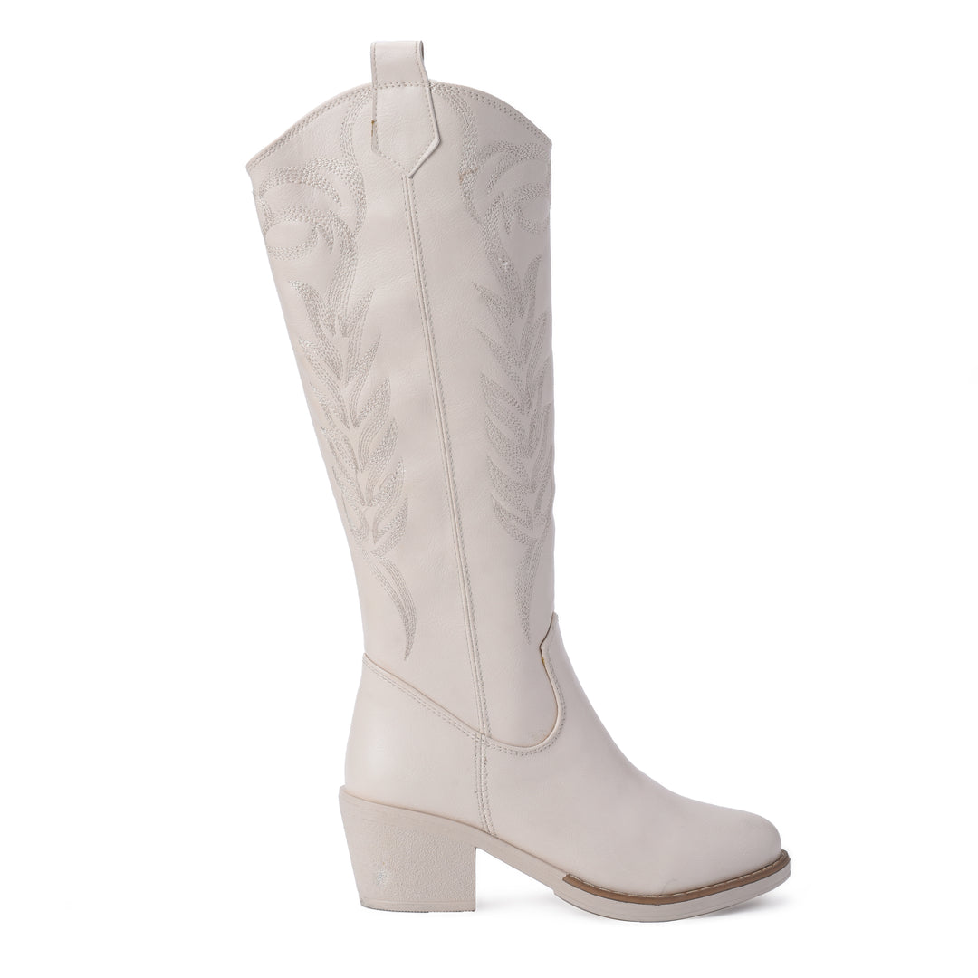 Brava Beige Cowboy Boot