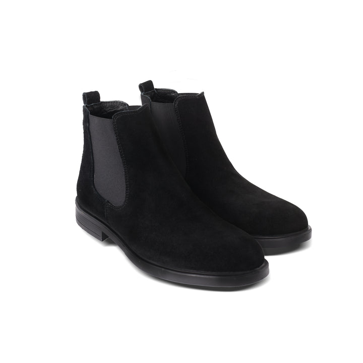 Brava Black Suede Chelsea Boot