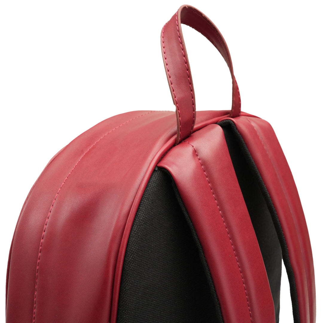 Brava Burgundy Leather Backpack