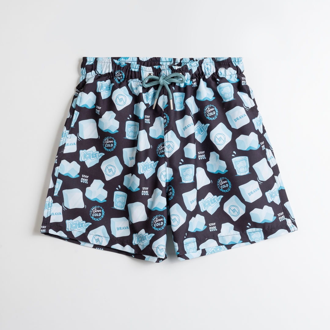 Brava Icy Black  Swim Shorts