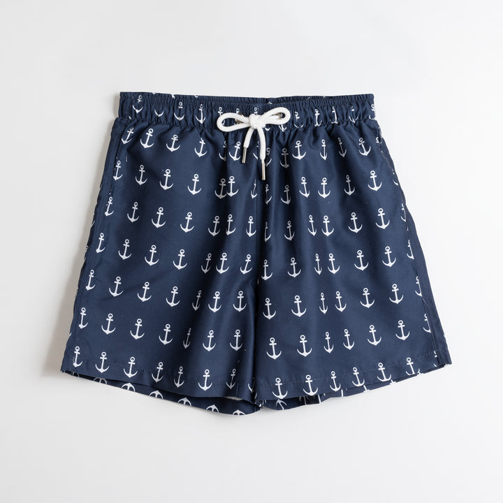 Brava Anchor Navy Swim Shorts