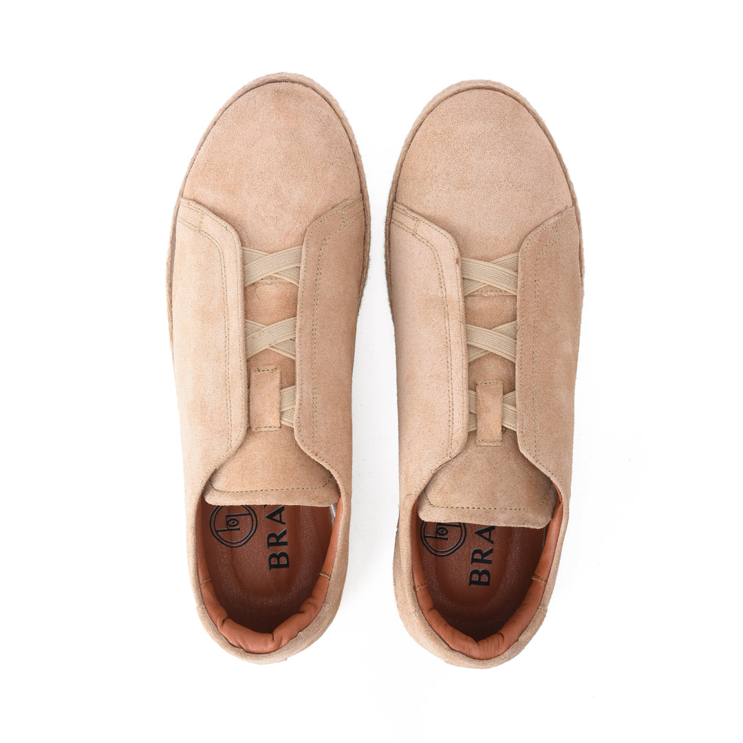 Brava Beige Slip On Espadrilles