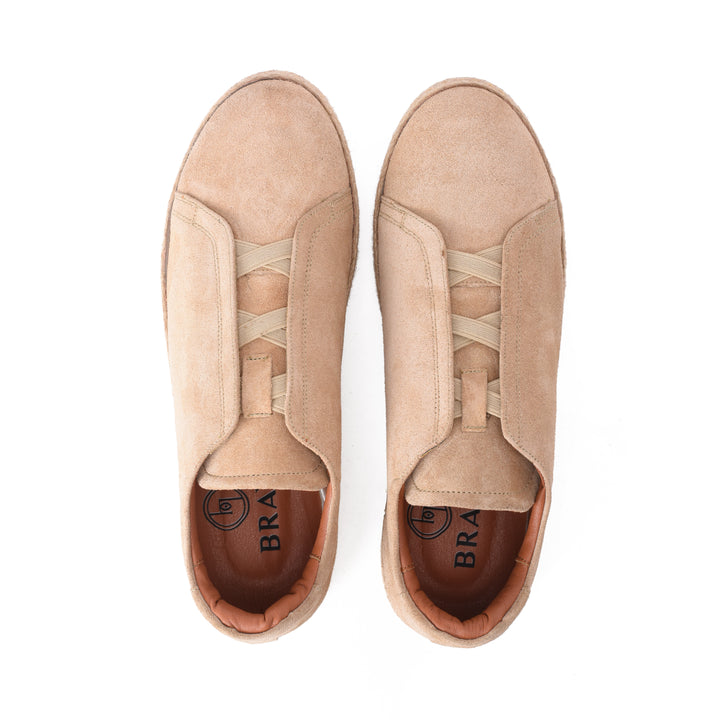 Brava Beige Slip On Espadrilles