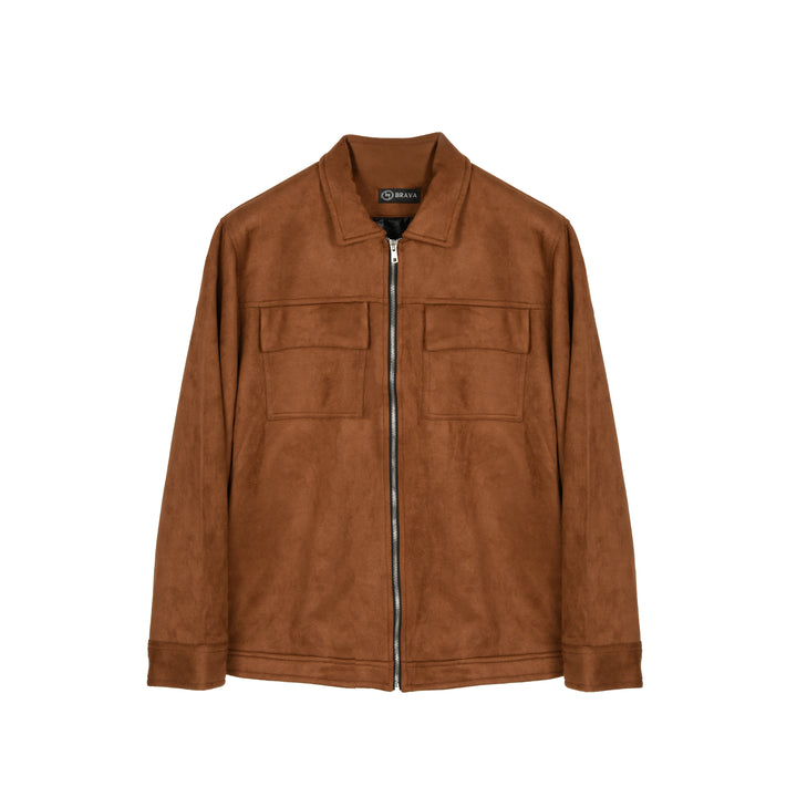 The Brava Suede Command Jacket- Brownish
