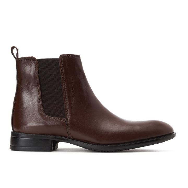Brava Brown Leather Half Boot