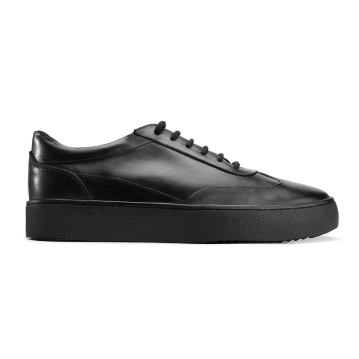 Brava Premium Plain Toe Black Sneakers