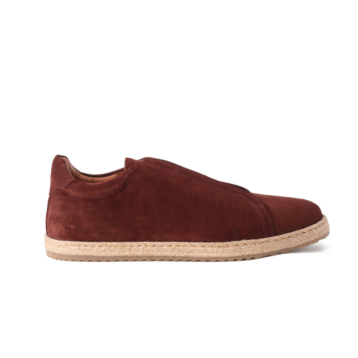 Brava Burgundy Slip On Espadrilles