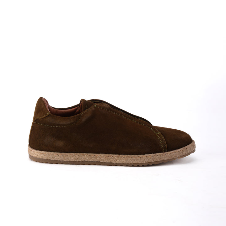 Brava Olive Slip On Espadrilles