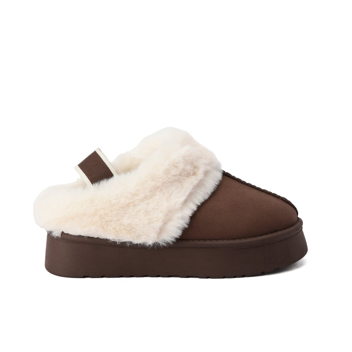 Brava Fur Brown Strapped sandal