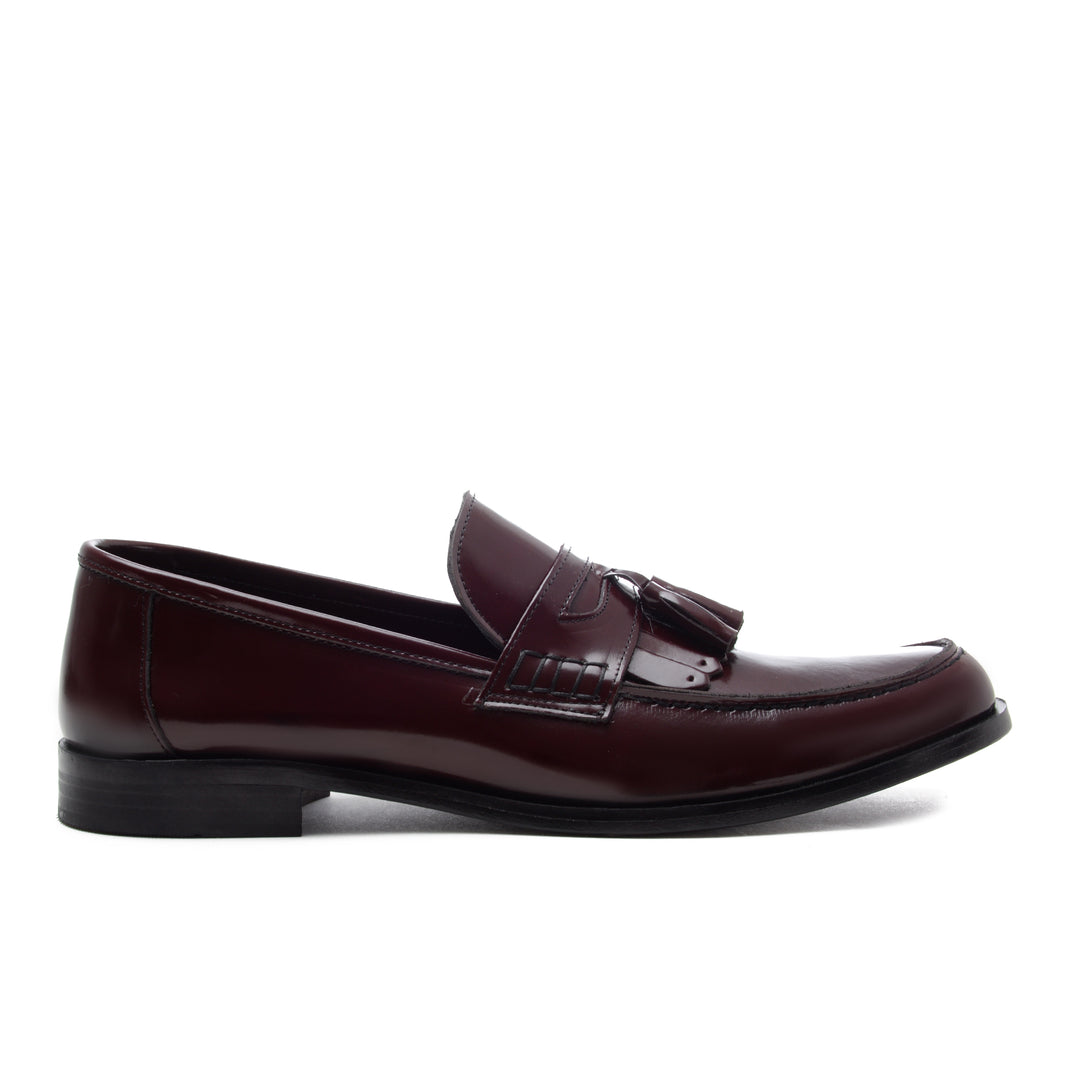 Brava Burgundy Tasseled Loafer
