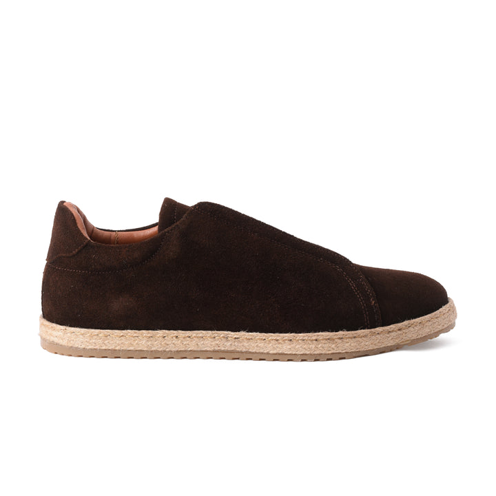 Brava Brown Slip On Espadrilles