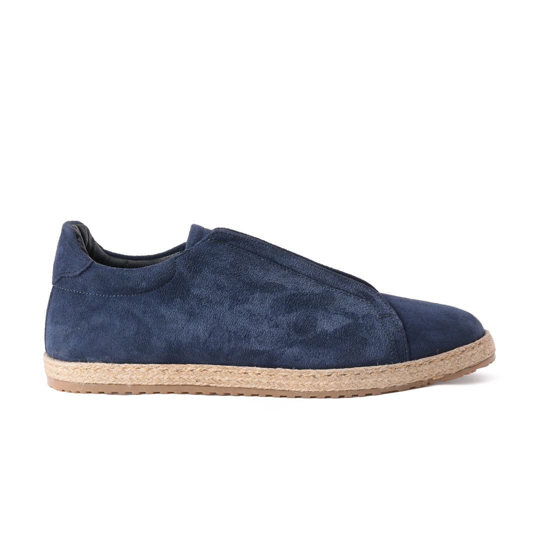 Brava Navy Slip On Espadrilles