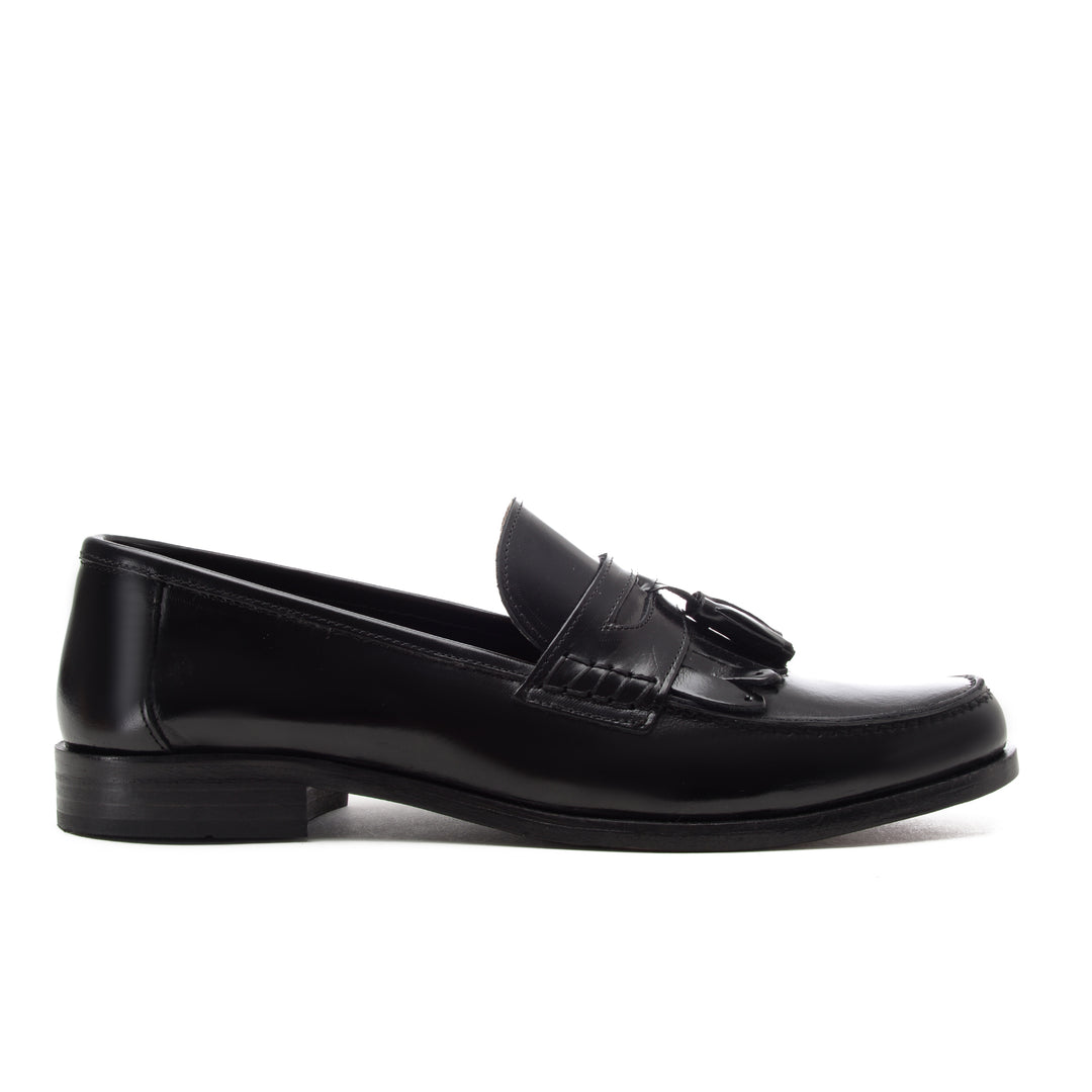 Brava Black Tasseled Loafer