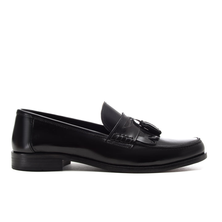 Brava Black Tasseled Loafer