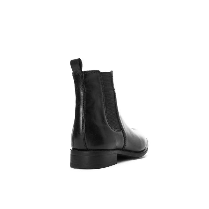 Brava Black Leather Half Boot