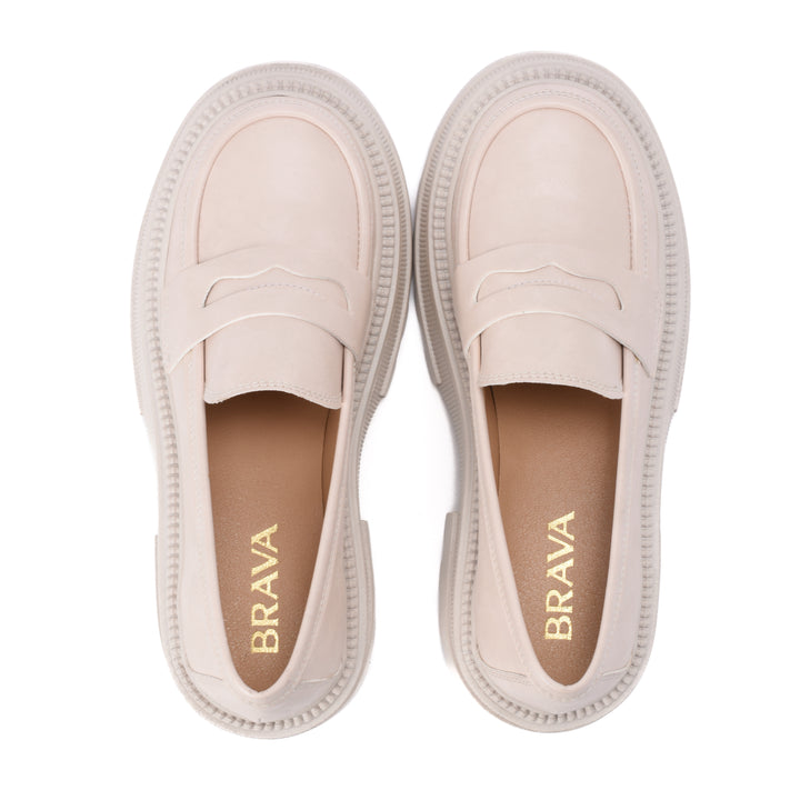 Women Beige Chunky College