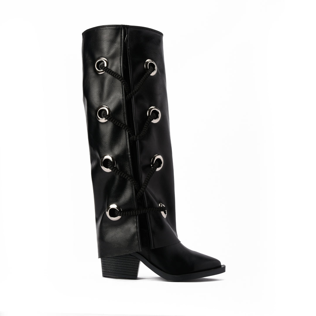 Brava Black Corset Boot