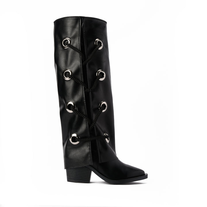 Brava Black Corset Boot