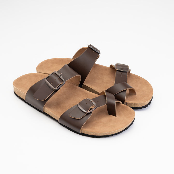 Toe Slipper Brown- Premium Quality