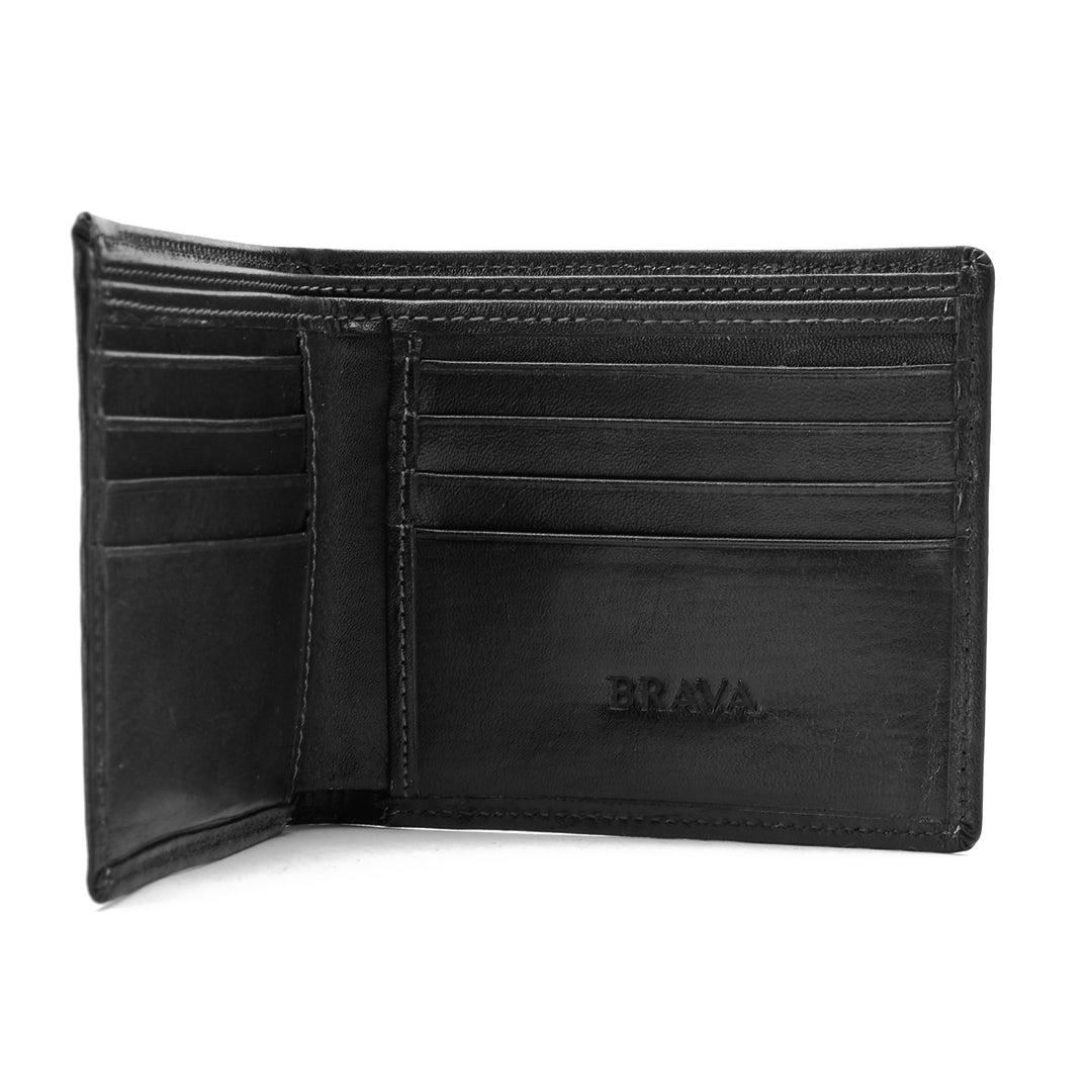 Brava Black Genuine Leather Wallet