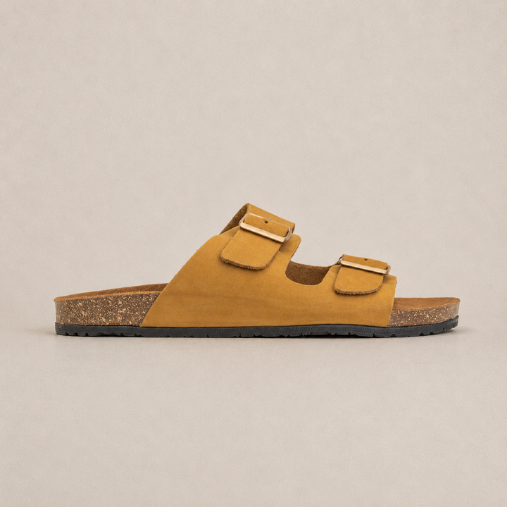 Arizona Double Buckle Men Style Slipper Kiwi