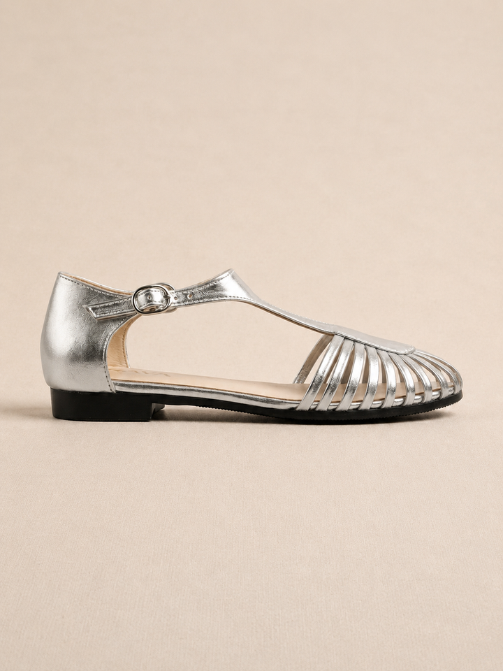 Brava Celina Flats- Silver