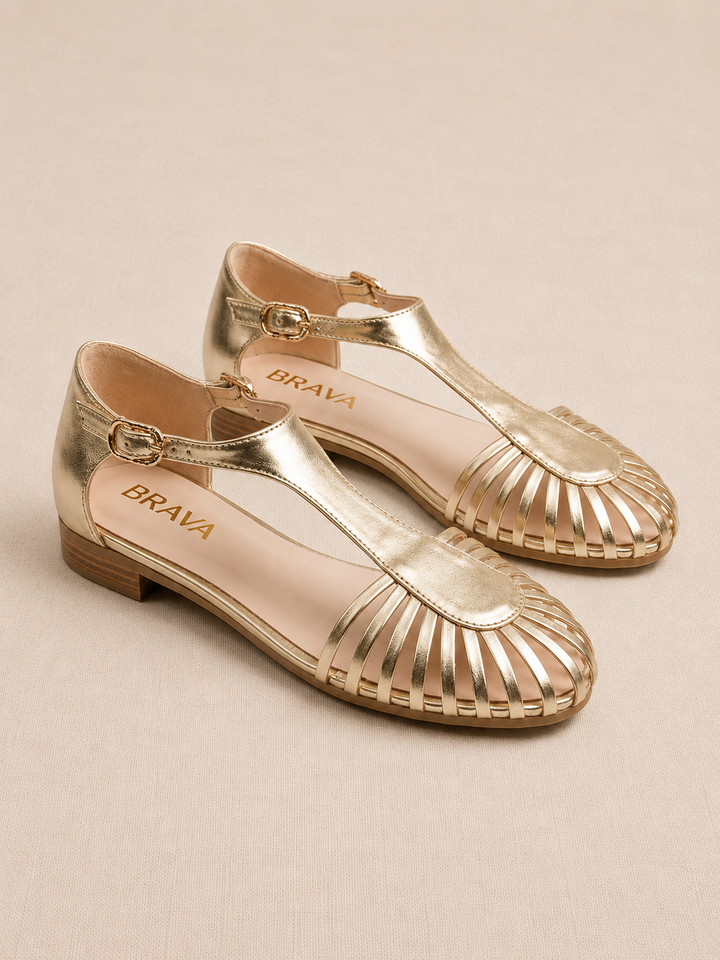 Brava Celina Flats- Gold