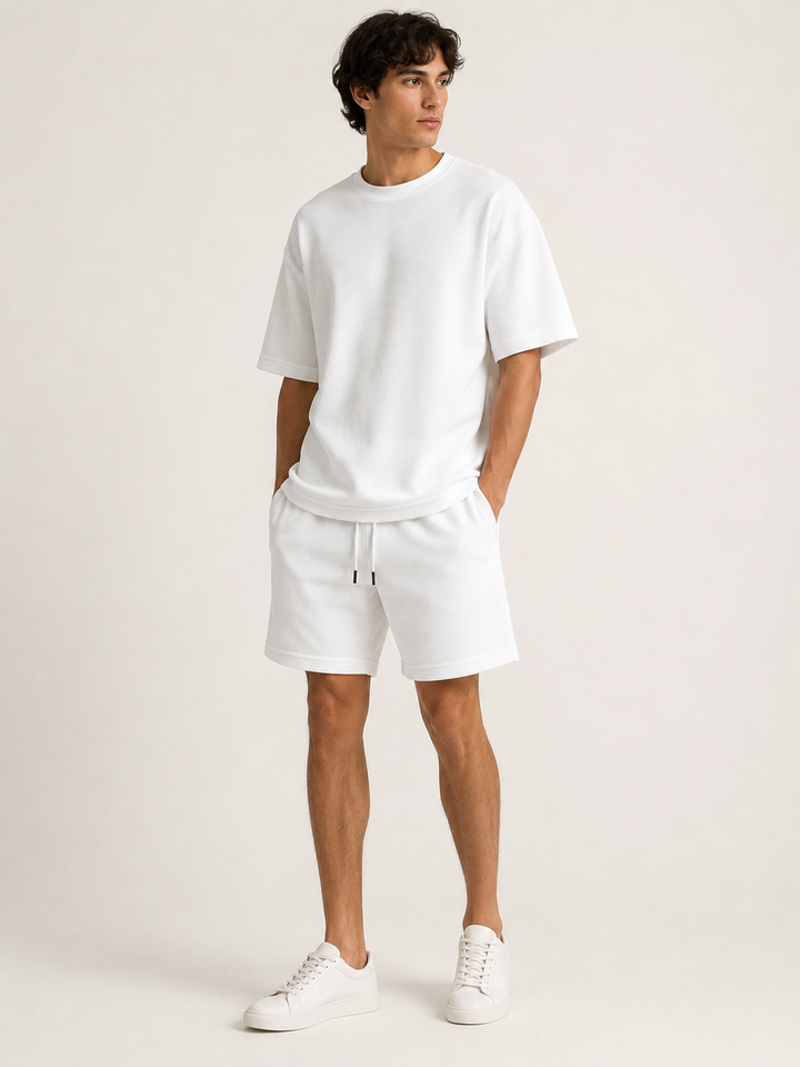 Brava Aero Waffle Set- Off White