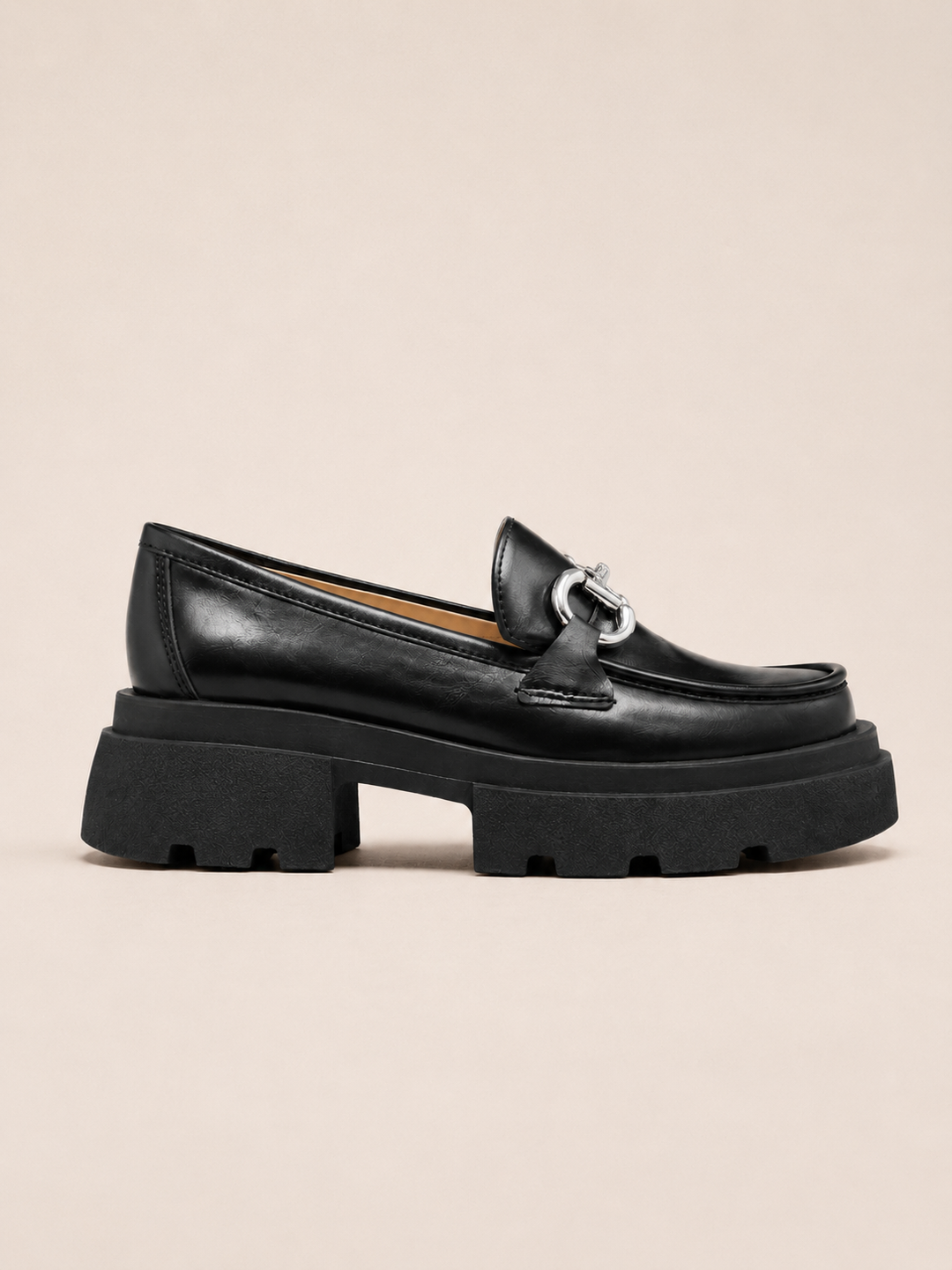 Brava Victoria Chunky Loafers- Black