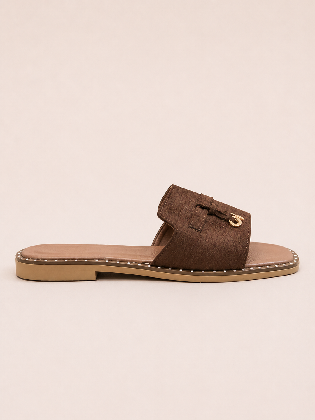Brava Capri Slides- Brown