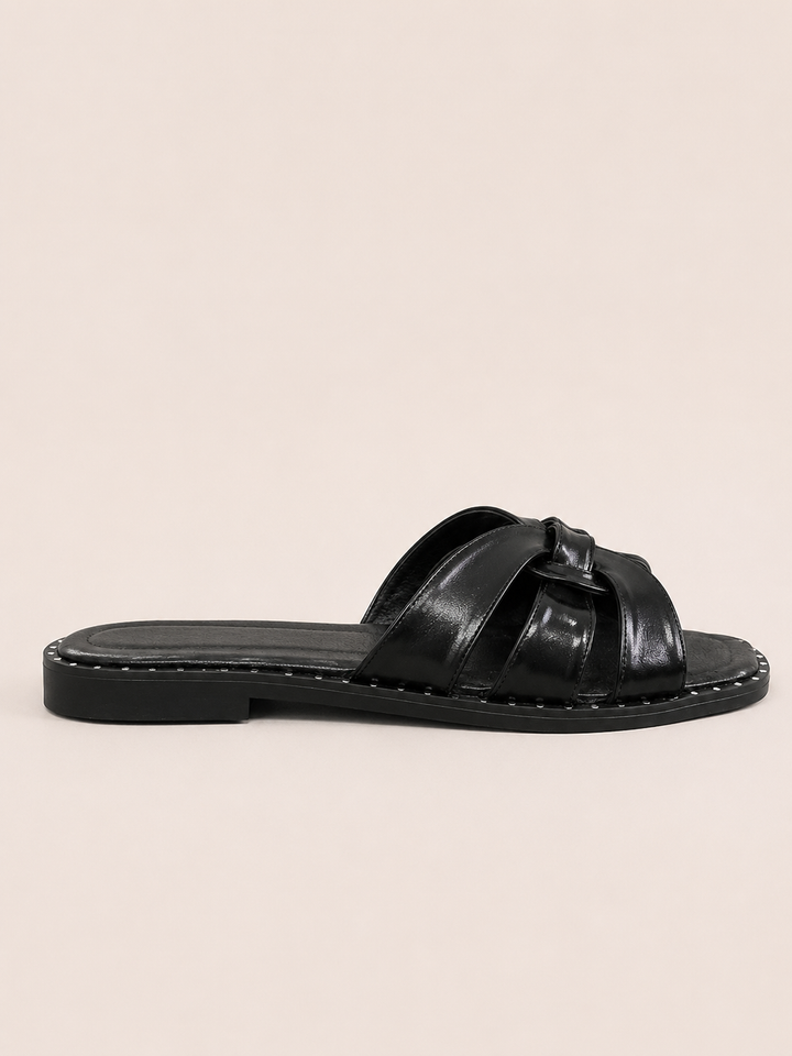 Brava  Bow Slides- Black