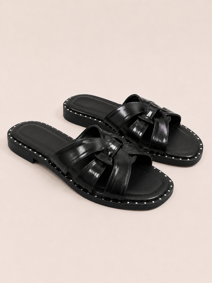 Brava  Bow Slides- Black