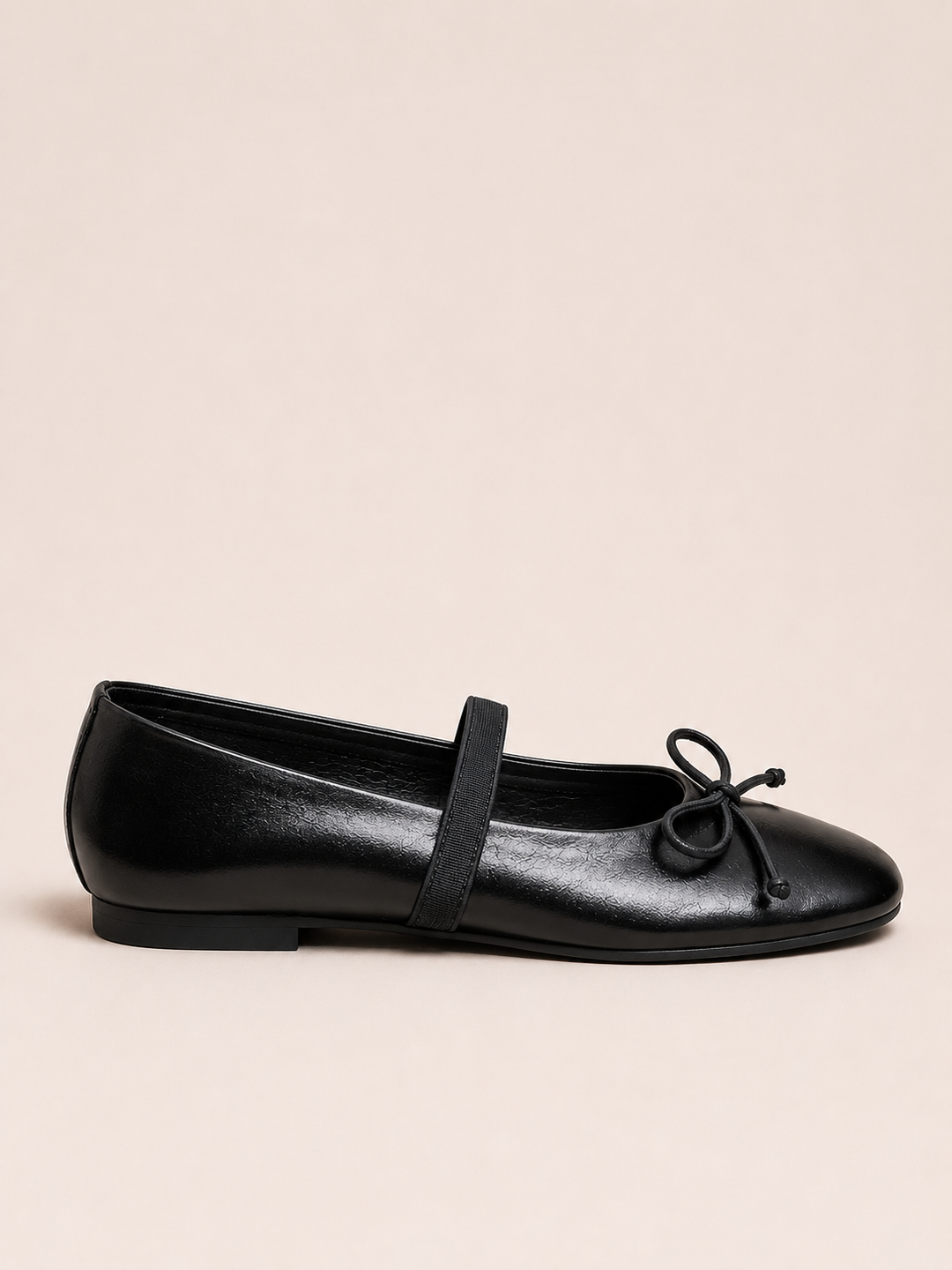 Brava Sofia Mary Jane Flats- Black