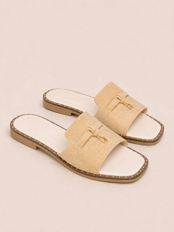 Brava Capri Slides- Beige