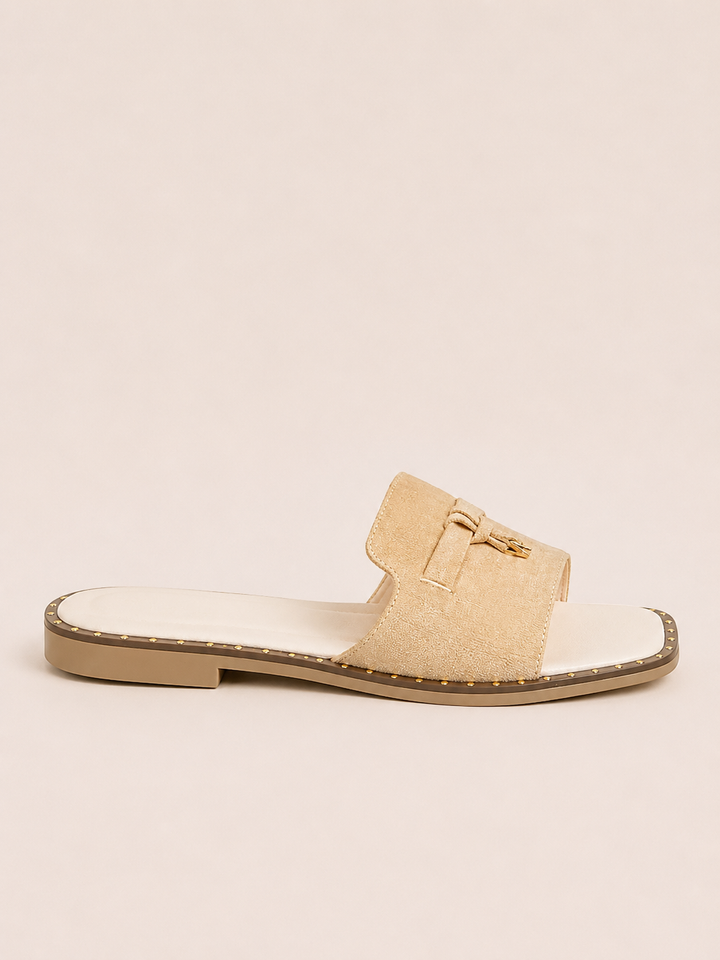 Brava Capri Slides- Beige