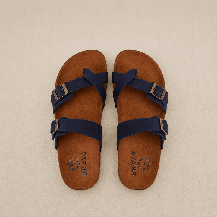 Brava Navy Sahara Buckled