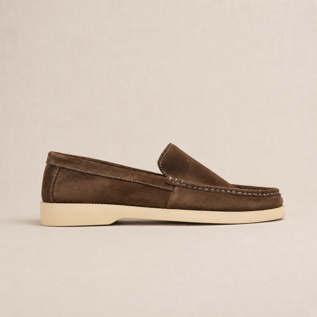 Brava Riviera Loafer- Brown Suede