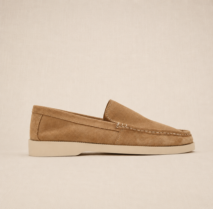 Brava Riviera Loafer- Cafe Suede