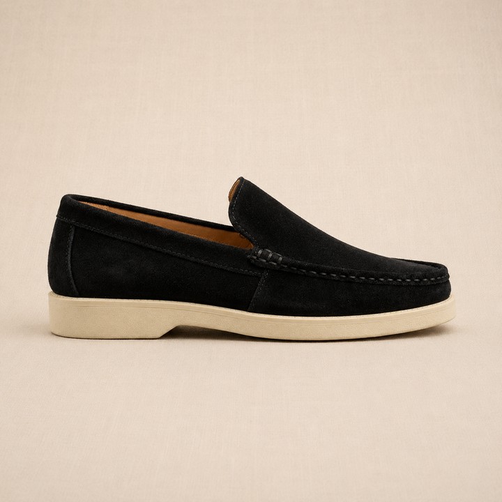 Brava Riviera Loafer- Black Suede