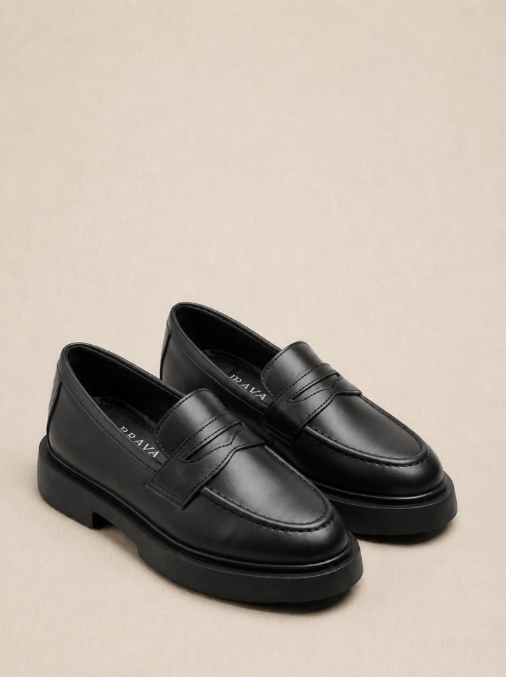 Brava Valen Loafers- Black