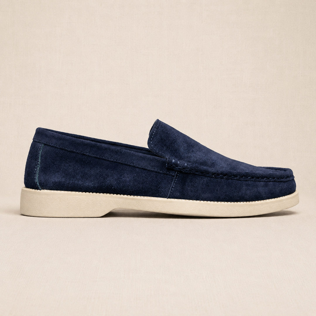 Brava Riviera Loafer- Navy Suede