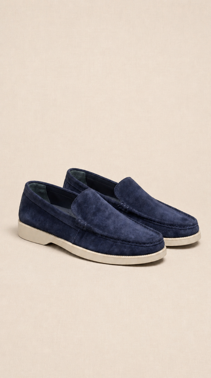 Brava Riviera Loafer- Navy Suede