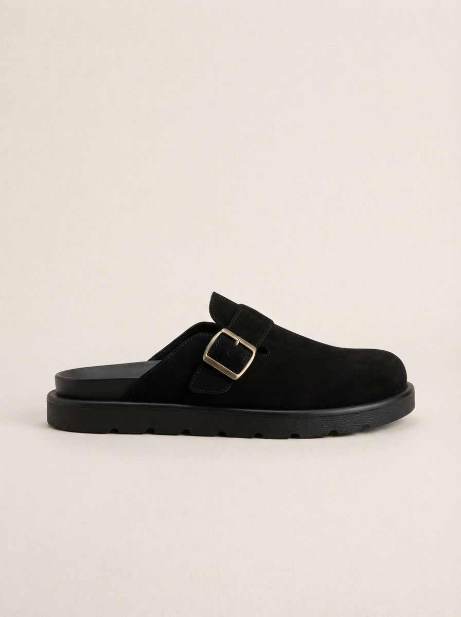 Brava Lorenzo Buckle Loafer- Black