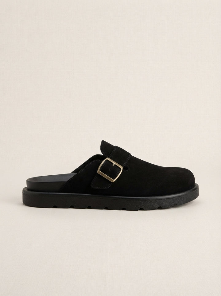 Brava Lorenzo Buckle Loafer- Black