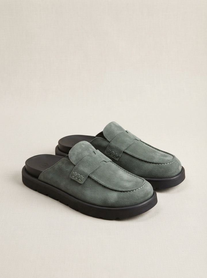 Brava Carter Penny Loafer- Grey