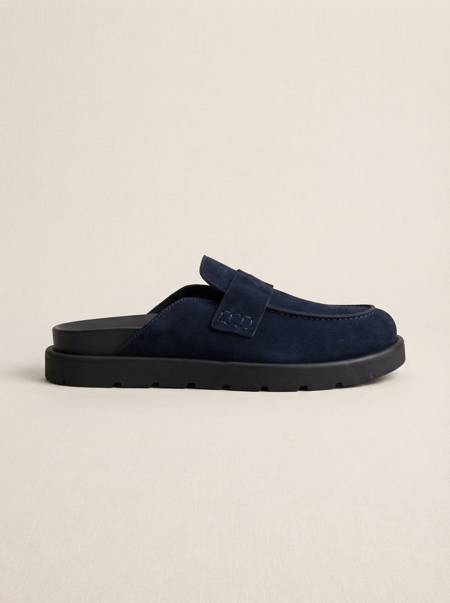 Brava Carter Penny Loafer- Navy